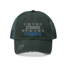 Load image into Gallery viewer, Strange/Powerful Unisex Trucker Hat