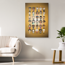 Load image into Gallery viewer, Hamilton Pop Chart (16X24 Canvas)