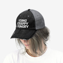 Load image into Gallery viewer, Young Scrappy Hungry Unisex Trucker Hat