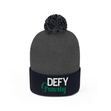 Load image into Gallery viewer, Defy Gravity Pom Pom Beanie