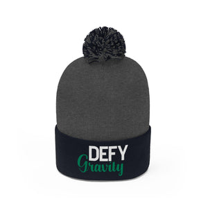 Defy Gravity Pom Pom Beanie
