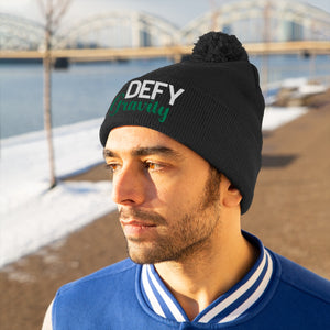 Defy Gravity Pom Pom Beanie