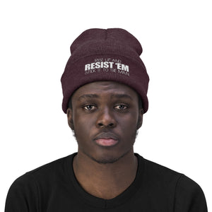Resist 'Em Knit Beanie