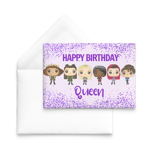 Six Queens Birthday Cards