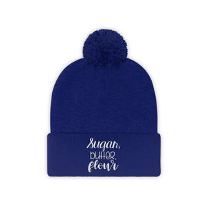 Sugar, Butter, Flour Pom Pom Beanie