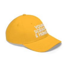 Load image into Gallery viewer, Young Scrappy &amp; Hungry Unisex Twill Hat