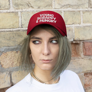 Young Scrappy & Hungry Unisex Twill Hat