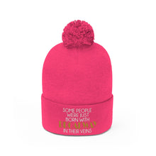Load image into Gallery viewer, Broadway Veins Pom Pom Beanie