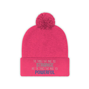 Strange/Powerful Pom Pom Beanie