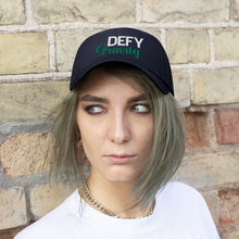 Load image into Gallery viewer, Defy Gravity Unisex Twill Hat