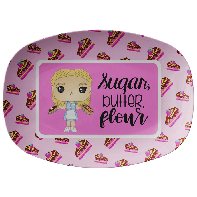 Sugar, Butter, Flour Platter