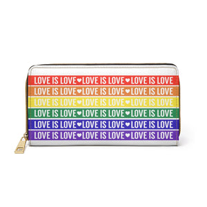 Love is Love Zipper Wallet