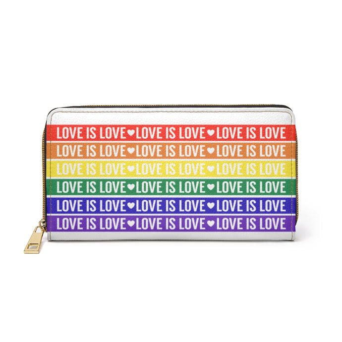 Love is Love Zipper Wallet
