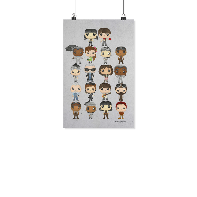 Hadestown Pop Chart Poster