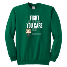 Load image into Gallery viewer, RBG Fight Youth Crewneck Sweatshirt