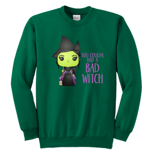 Bad Witch Youth Crewneck Sweatshirt