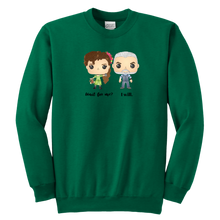 Load image into Gallery viewer, Persephone &amp; Hades Youth Crewneck Sweatshirt