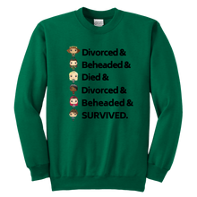 Load image into Gallery viewer, Six Queens Youth Crewneck Sweatshirt