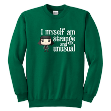 Load image into Gallery viewer, Lydia Strange &amp; Unusual Youth Crewneck Sweatshirt