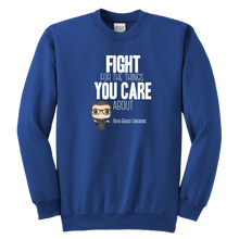 Load image into Gallery viewer, RBG Fight Youth Crewneck Sweatshirt