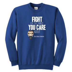 RBG Fight Youth Crewneck Sweatshirt