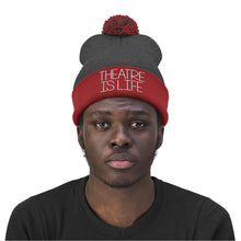 Load image into Gallery viewer, Theatre is Life Pom Pom Beanie