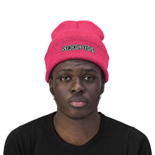 Load image into Gallery viewer, Sucks-Yes Knit Beanie