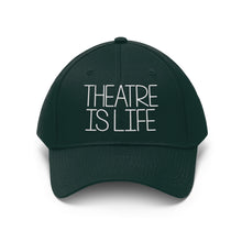 Load image into Gallery viewer, Theatre is Life Unisex Twill Hat