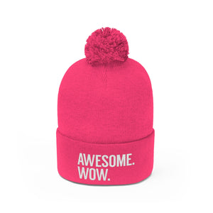 Awesome Wow Pom Pom Beanie