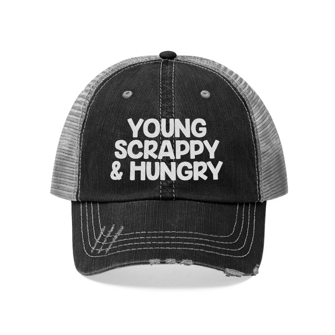 Young Scrappy Hungry Unisex Trucker Hat