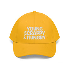 Load image into Gallery viewer, Young Scrappy &amp; Hungry Unisex Twill Hat