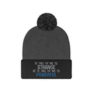 Strange/Powerful Pom Pom Beanie