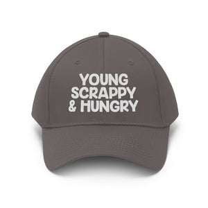Young Scrappy & Hungry Unisex Twill Hat