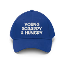 Load image into Gallery viewer, Young Scrappy &amp; Hungry Unisex Twill Hat