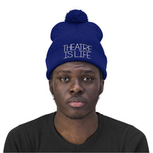 Load image into Gallery viewer, Theatre is Life Pom Pom Beanie