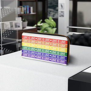 Love is Love Zipper Wallet