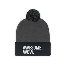 Load image into Gallery viewer, Awesome Wow Pom Pom Beanie