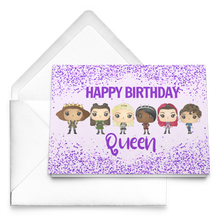 Load image into Gallery viewer, Queen Birthday Cards