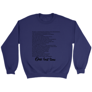 One Last Time Crewneck Sweatshirt