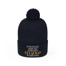 Load image into Gallery viewer, Broadway Veins Pom Pom Beanie