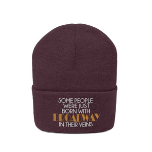 Broadway Veins Knit Beanie
