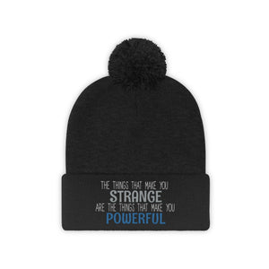 Strange/Powerful Pom Pom Beanie