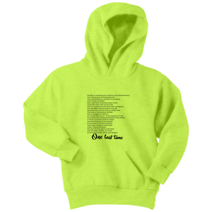 One Last Time Youth Hoodie