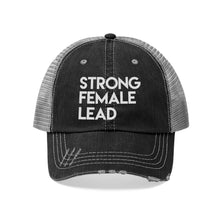 Load image into Gallery viewer, Strong Female Lead Unisex Trucker Hat
