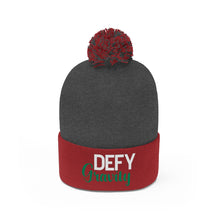 Load image into Gallery viewer, Defy Gravity Pom Pom Beanie