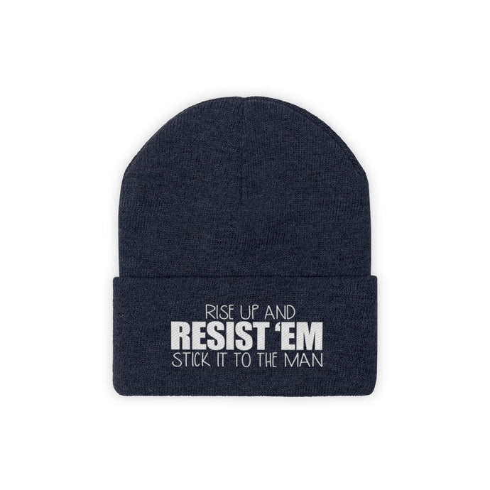 Resist 'Em Knit Beanie