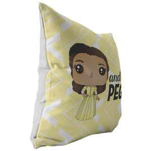 Peggy Schuyler Throw Pillow