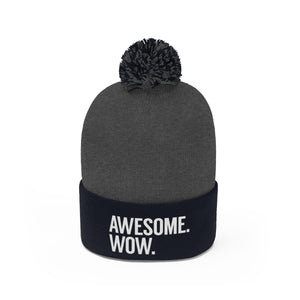 Awesome Wow Pom Pom Beanie