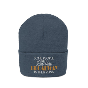 Broadway Veins Knit Beanie
