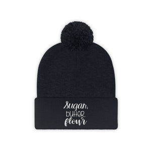 Sugar, Butter, Flour Pom Pom Beanie